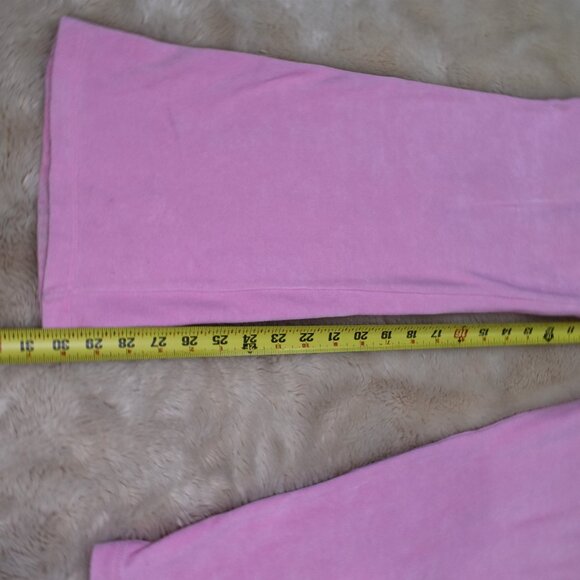 Lilly Pulitzer Terry Cloth Pink Lounge Track Set Full Zip Hoodie XL Pants L - Picture 10 of 14
